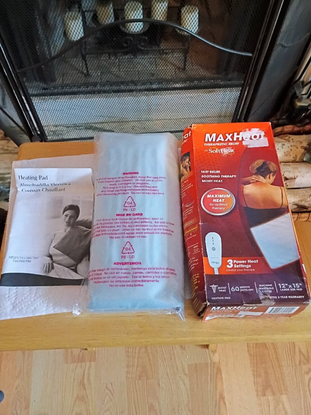 SoftHeat MaxHeat Therapeutic Relief Electric Heating Pad 12" x 15" Moist Heat